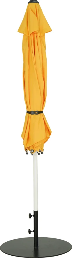 Intratuin Parasol Bahia Geel 50+UV D 270 Cm -Buiten Gereedschaps Winkel 8720196182879 6 scaled