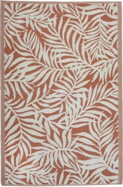 Intratuin Buitenkleed Palm Terracotta 120 X 180 Cm