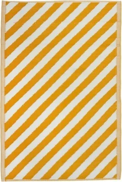 Intratuin Buitenkleed Streep Geel 120 X 180 Cm