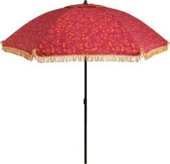In The Mood Collection Parasol Roze Bessen UV400 D 220 H 238 Cm