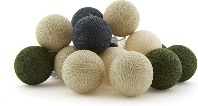 Cotton Ball Lights Lichtsnoer Loft Extension Kit Groen 2,4 M Met 20 Lampen 1 Cotton Ball Lights Lichtsnoer Loft Extension Kit Groen 2,4 M Met 20 Lampen