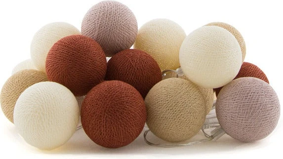 Cotton Ball Lights Lichtsnoer Saffron Starter Kit Koper/geel 7,4 M Met 20 Lampen 1 Cotton Ball Lights Lichtsnoer Saffron Starter Kit Koper/geel 7,4 M Met 20 Lampen