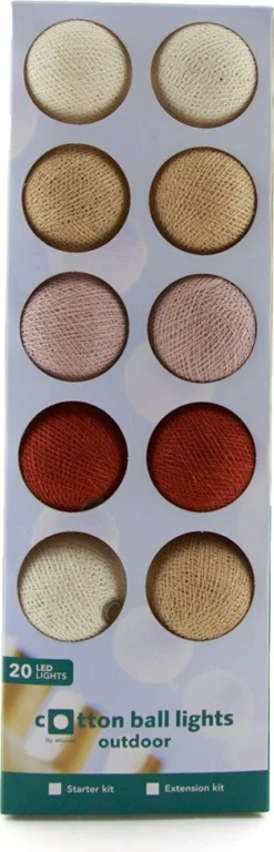 Cotton Ball Lights Lichtsnoer Saffron Starter Kit Koper/geel 7,4 M Met 20 Lampen 5 Cotton Ball Lights Lichtsnoer Saffron Starter Kit Koper/geel 7,4 M Met 20 Lampen -Buiten Gereedschaps Winkel 8852310627826 3
