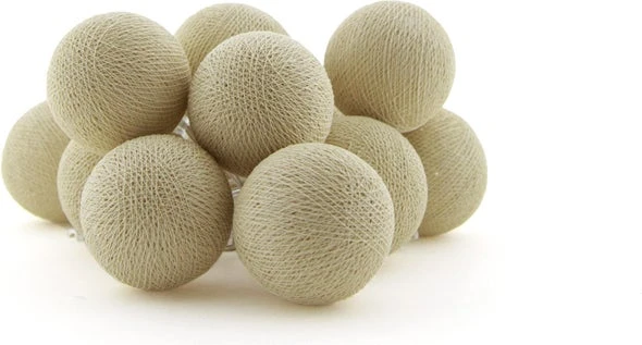 Cotton Ball Lights Lichtsnoer Desert Extension Kit Crème 2,4 M Met 20 Lampen 1 Cotton Ball Lights Lichtsnoer Desert Extension Kit Crème 2,4 M Met 20 Lampen