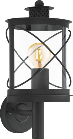 Eglo Wandlamp Hilburn Zwart 17 X 21 X 38 Cm