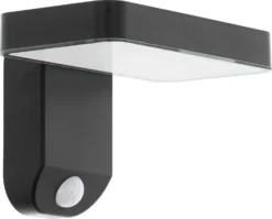 Eglo Solar Wandlamp Pastion Zwart 13,7 X 19,3 X 13 Cm
