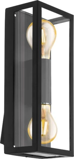 Eglo Wandlamp Almonte Zwart 11 X 16 X 39,5 Cm